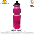 750ml PE Material Mode Reisen Sport Wasserflasche (HDP-0642)